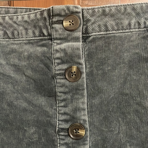 Grey Ribbed Skirt - Picture 4 of 6